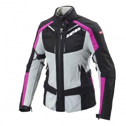 Veste textile femme Spidi 4SEASON LADY noir/fushia
