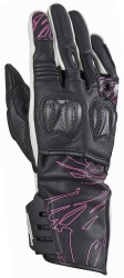 Gants femme Furygan RG-20 LADY noir/rose/blanc