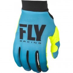 Gants cross femme/enfant Fly Racing Pro Lite bleu/jaune