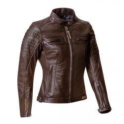 Blouson cuir femme Ixon Torque Lady marron