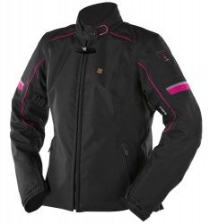 Blouson textile femme V'Quattro Livya noir/rose
