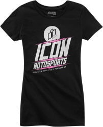 T-shirt Icon femme Charged noir