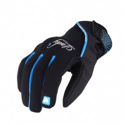 Gants V'Quattro DISTRICT LADY noir/bleu