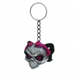 Porte clés lethal threat girl skull