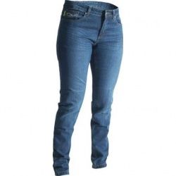 Jean moto femme RST Aramid straight leg bleu foncé