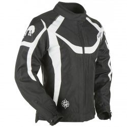 Blouson textile femme Furygan Mykki noir/blanc