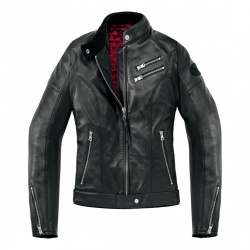 Blouson cuir femme Spidi CAFE RACE LADY noir