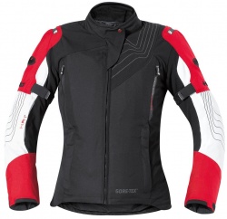Blouson textile femme Held MONTERO noir/rouge