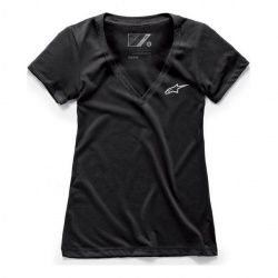 Tee-shirt femme Alpinestars Ageless Vneck noir