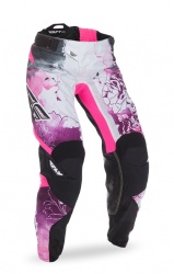 Pantalon cross femme Fly Racing Kinetic enfant rose/violet