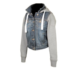 Blouson en jean femme Booster Denim Hoodie Ladies