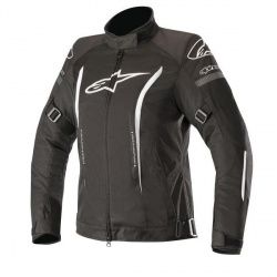Blouson textile femme Alpinestars Stella Gunner V2 Waterproof noir/blanc