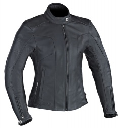 Blouson cuir femme Ixon CRYSTAL SLICK noir