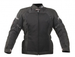 Blouson textile femme RST Brooklyn ventilé noir