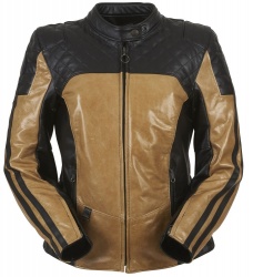 Blouson cuir femme Furygan LEGEND LADY noir/miel