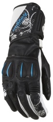 Gants femme Furygan RG-18 LADY noir/blanc/turquoise