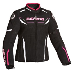 Blouson femme Bering LADY SCREAM noir/blanc/fushia