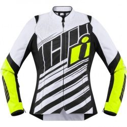 Blouson femme Icon Overlord SB2 noir/jaune/blanc