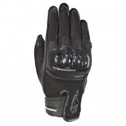 Gants été textile/cuir femme Ixon RS Rise Air noir