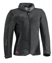 Veste textile femme Ixon HELKA noir/fushia