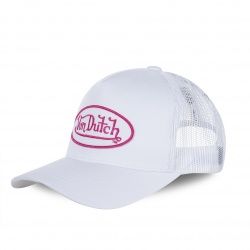 Casquette femme Von Dutch Eva blanc/rose