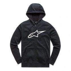 Sweat zippé à capuche femme Alpinestars Ageless noir/blanc