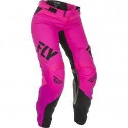 Pantalon cross femme Fly Racing Lite rose/noir