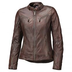 Blouson cuir Held femme Sabira marron