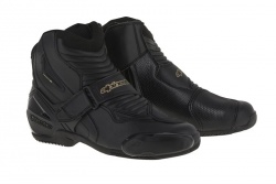 Demi-bottes femme Alpinestars STELLA SMX-1 R noir/or