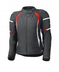Blouson textile femme Held LUCA noir/rouge