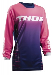 Maillot cross femme Thor Pulse Dashe bleu/rose