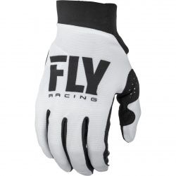 Gants cross femme/enfant Fly Racing Pro Lite blanc/noir