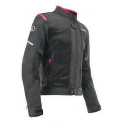 Veste textile femme Acerbis Ramsey My Vented 2.0 Lady noir/rose