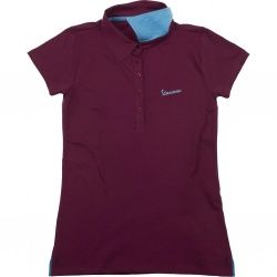Polo femme Vespa Colours bordeaux