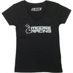Tee-shirt femme Moose Racing Supcy noir/argent