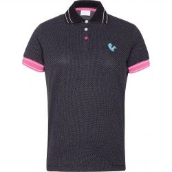 Polo femme Vespa V-Stripes noir