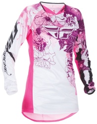 Maillot cross femme Fly Racing Kinetic rose/violet