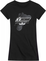 T-shirt Icon femme Stand up noir