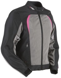Blouson textile femme Furygan GENESIS MISTRAL LADY EVO noir/taupe/rose