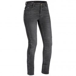 Jean moto femme Ixon Cathelyn anthracite