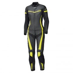 Combinaison femme 2 pièces cuir Held Spire noir/jaune