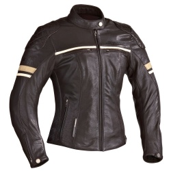 Blouson cuir femme Ixon MOTORS LADY marron