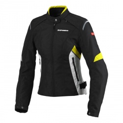 Blouson textile femme Spidi FLASH TEX LADY jaune fluo