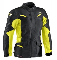 Veste textile femme Ixon SUMMIT 2 LADY noir/jaune