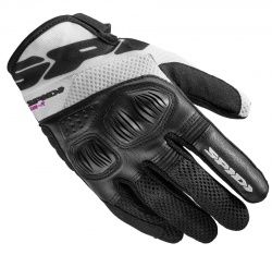 Gants femme Spidi FLASH-R EVO LADY noir/blanc