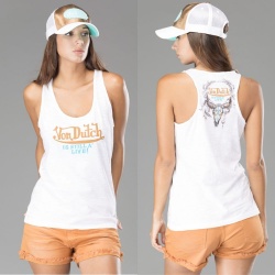 Débardeur femme Von Dutch Ashley blanc