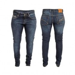 Jeans moto femme RST Ladies Aramid Skinny Fit bleu