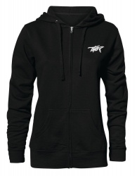 Sweat zip capuche femme Thor Street noir