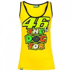 Débardeur femme VR46 Valentino Rossi jaune 2016