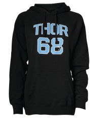 Sweat capuche femme Thor Team noir